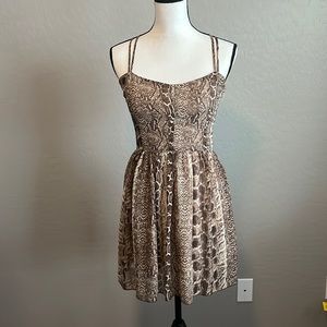 Better Be strappy snake dress